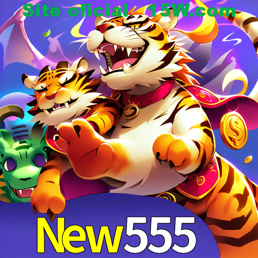 Imagem promocional da New555 mostrando a plataforma e suas vantagens